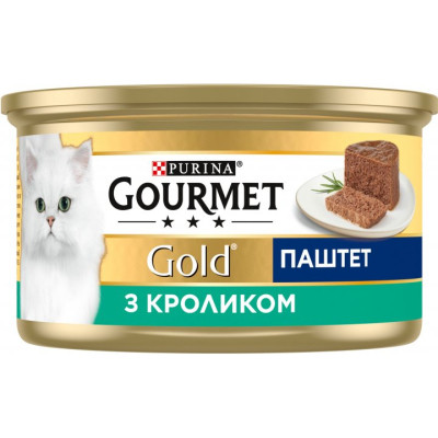 Паштет для кошек Purina Gourmet Gold. С кроликом 85 г (7613033728747) Винница - изображение 2