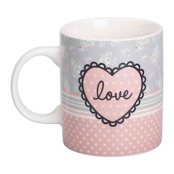 Liling Rongxiang Ceramic Чашка порцелянова з малюнком 400 (мл) для кави та чаю RX-N240143PK Коломыя