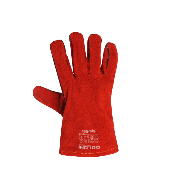 Рукавички 4575 краги зварювальні з підкладкою р.10(XL) червоний ДКГ Житомир - изображение 2