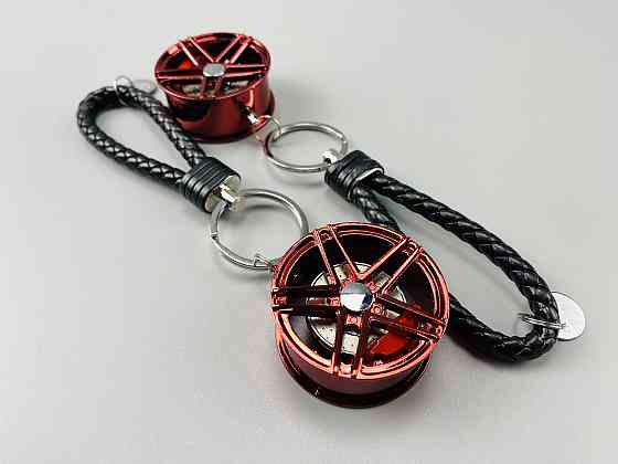 Брелок автомобільний диск колеса диск гальмівний + супорт, брелок на ключі для водія, брелок металевий на авто ключі Мукачево