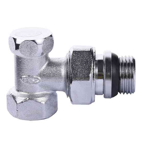 Кран радіаторний кутовий SOLOMON 1/2″ з гумовим ущільнювачем 160405 під ключ (000012103) Київ