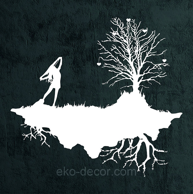 Декоративное настенное Панно «Дерево», Декор на стену 90*83 см, Белый Киев - изображение 10