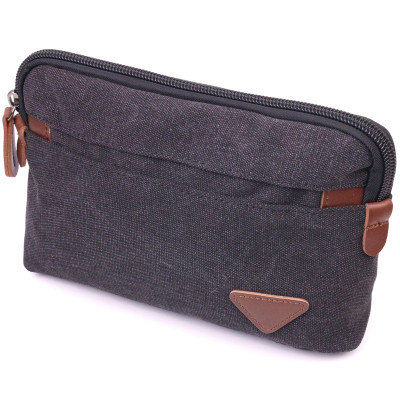 Сумка Vintage Текстильна Чорна (21258) Вінниця - фото 1