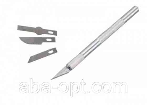 Ніж - скальпель з 4 насадками для моделювання L 14 см Дорі (шт) Одеса