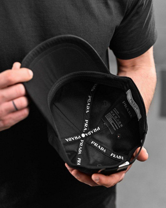Бейсболка Prada black ДЛ6594 Одеса - фото 4