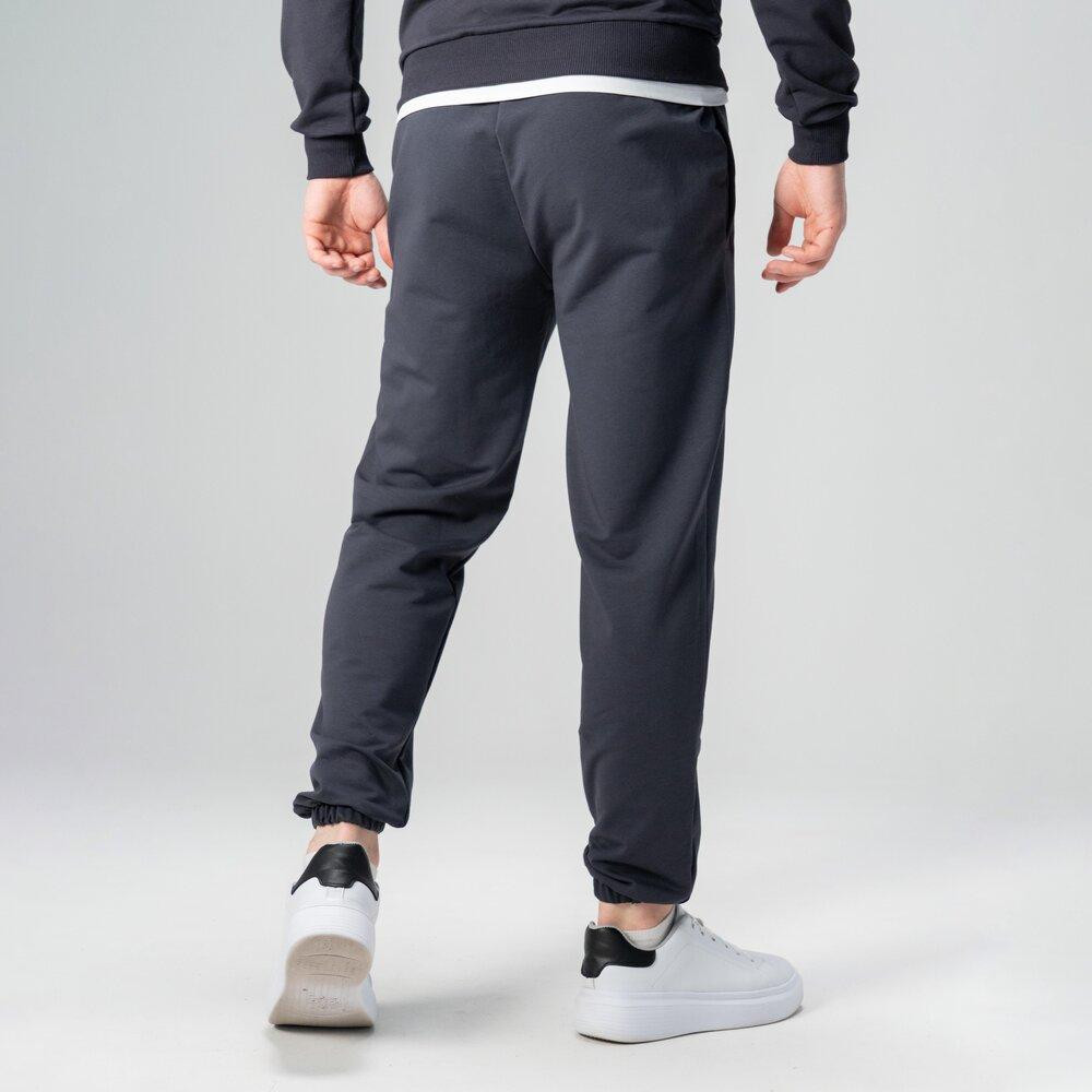 Мужские штаны джоггеры с карманами темно-серые Pobedov 95 Киев - изображение 14