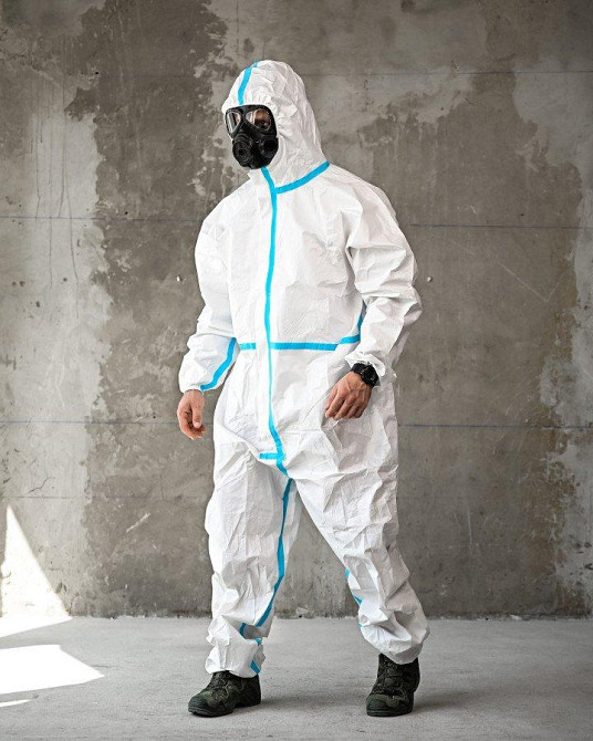 Комбінезон захисний від пилу, бруду, рідин, інфекцій, статичної електрики BeSafePro MASTER strong Одеса - фото 2