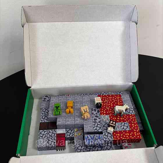 Магнитный конструктор майнкрафт шахта 134 магнитных блока, с фигурками Dream World LZCK 015 Хмельницкий