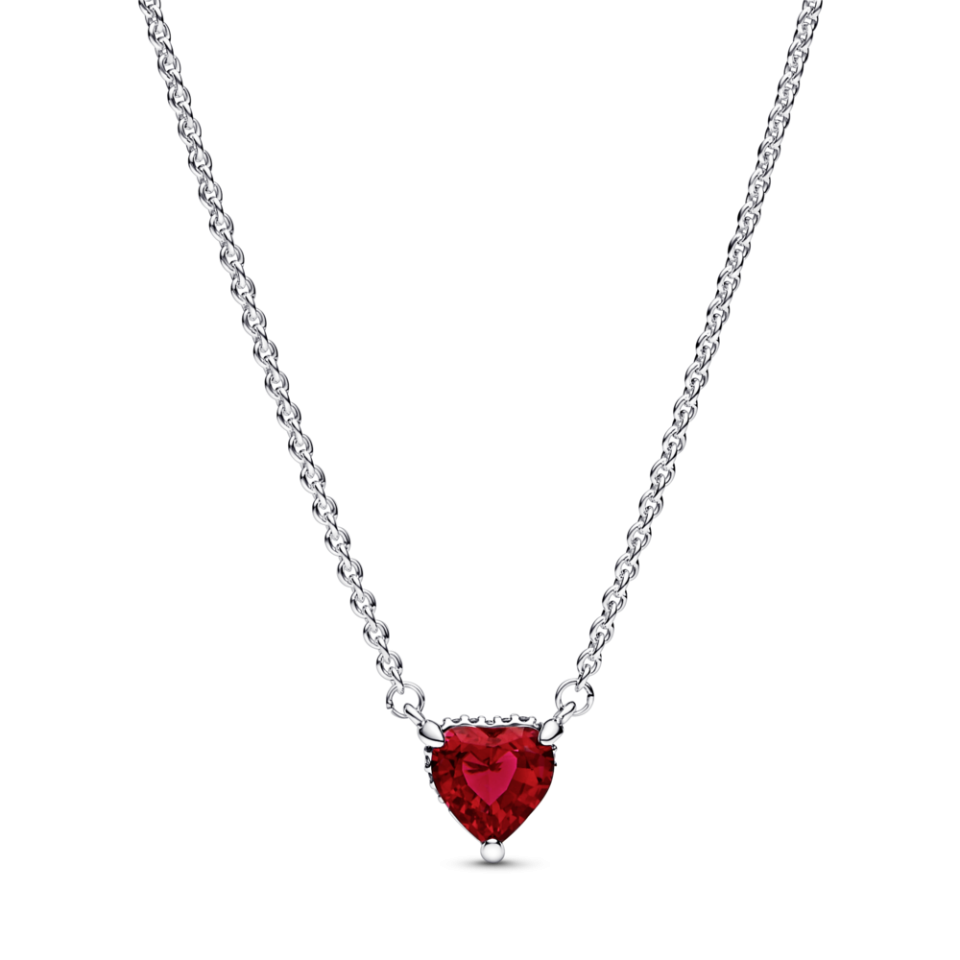 Срібне намисто Пандора "Червоне серце" MasterSem Київ - фото 1