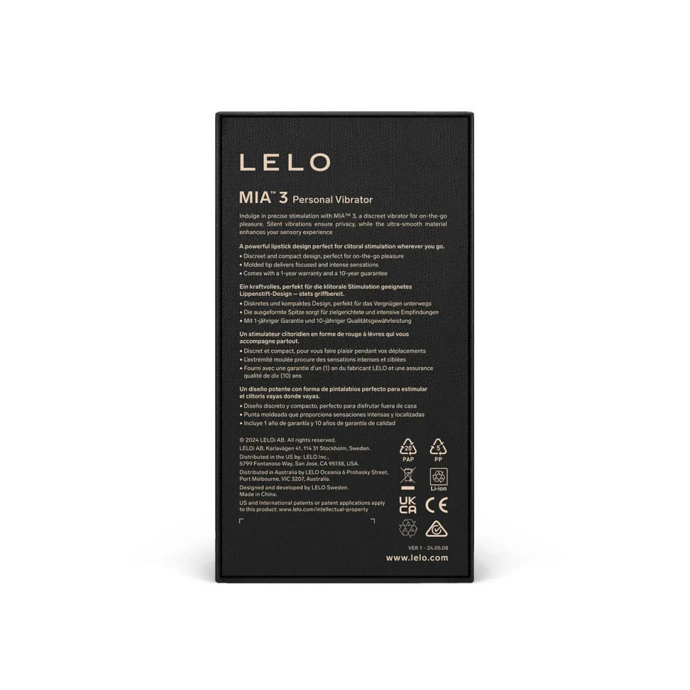 Шикарна віброкуля LELO Mia 3 Black Sex Aura Київ - фото 10