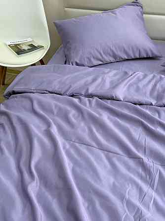 Ecotton Комплект постільної білизни Ecotton Євро 210х220 см однотонний фіолетовий Nid Purple Киев