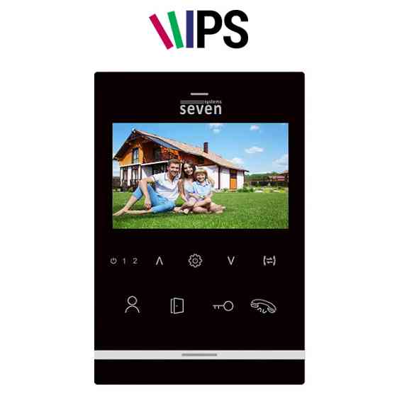 Відеодомофон 4 дюйми SEVEN DP-7541 black Київ