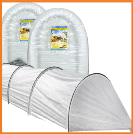 Парник 15 м 42 плотность из агроволокна Агро-Лидер, дачная теплица разборная Днепр