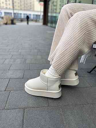 ITTS Угги жіночі ITTS A801-F св.бежевий (зима, шкіра натуральна) (5738) Коломия