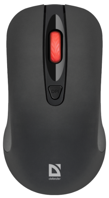 Миша Defender Nexus MS-195 Black (52195) (7153543) Київ - фото 1