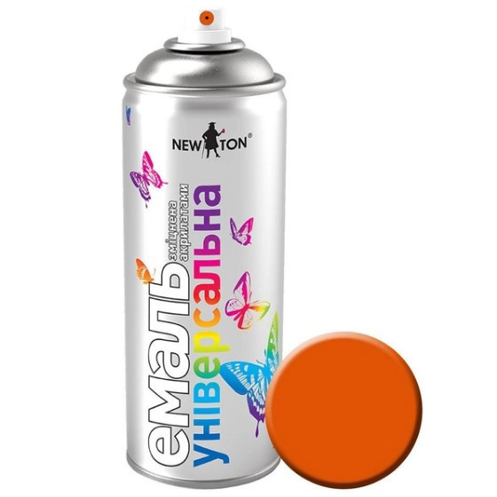 Емаль універсальна 400мл 2004 помаранчевий аерозоль NEW TON Житомир - фото 1