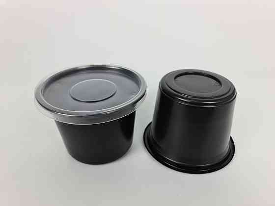 Супник черный гладкий D-115 (500 гр) Андрекс (50 шт) Харьков