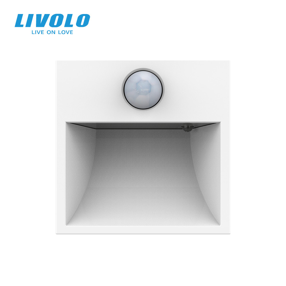 LIVOLO Механізм автоматичний світильник для сходів підлоги датчик руху темряви, білий, 2700K, 2 Київ - фото 10