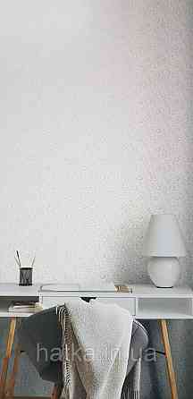 Обои виниловые на флизелине Rasch County Living метровые цветы мелкие прованс сиренево- серые на белом Киев