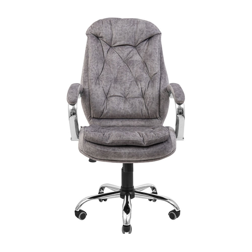 Офисное кресло руководителя Venice Kemel Хром M1 Tilt Серый Киев - изображение 2