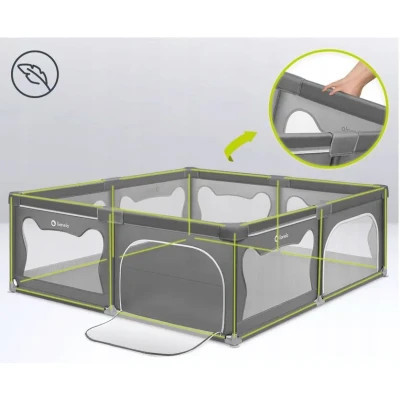 Детский манеж Lionelo Willow XL Grey Concrete (LO-WILLOW XL GREY CONCRETE) Винница - изображение 7