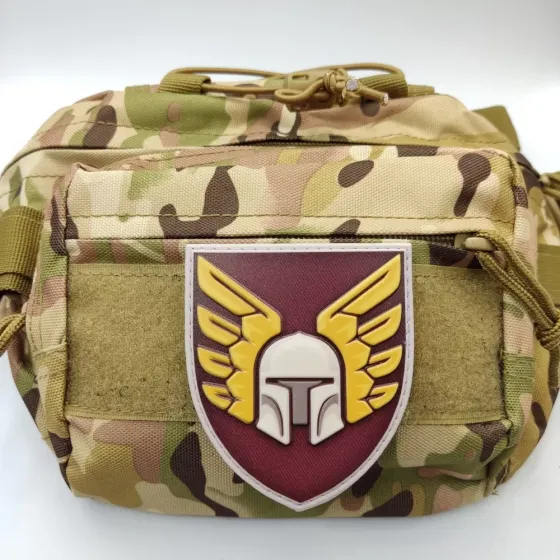 Патч / шеврон ЗСУ 46 окрема аеромобільна бригада Запоріжжя