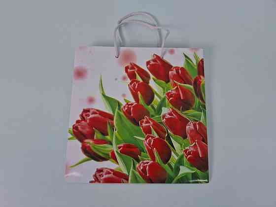 Пакет бумажный подарочный квадратный 23*24*10(артKV-056) (12 шт) Харьков