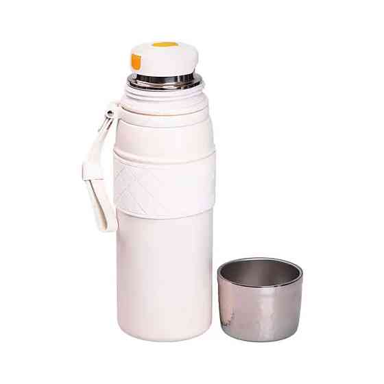 Термос із нержавіючої сталі 700 мл білий HP-14-7W Коломия