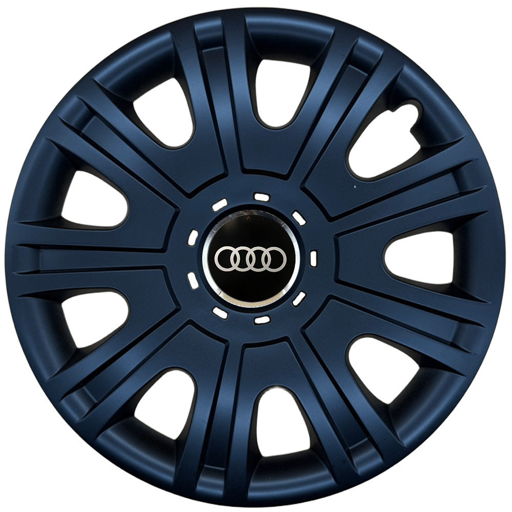 Автомобильные модельные колпаки R15 SJS Audi 319 4шт, черные Винница - изображение 1