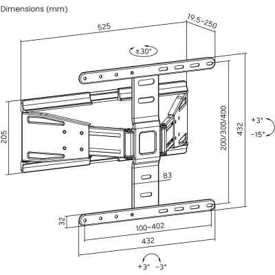 Кронштейн HiSmart HS083953 Вінниця