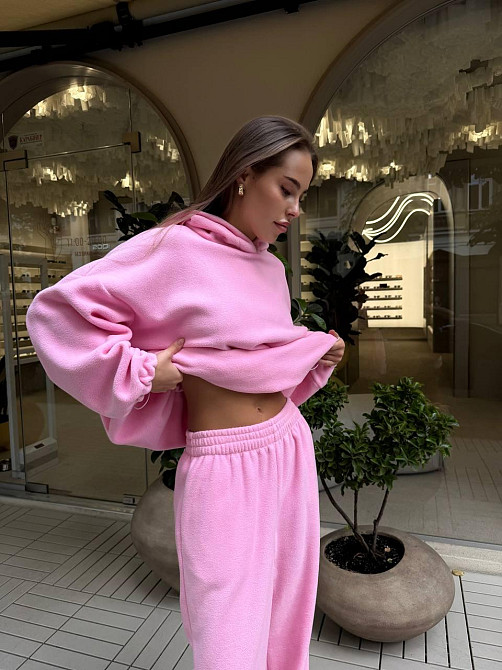 Женский стильный теплый костюм двухсторонний флис-полар Одесса - изображение 4