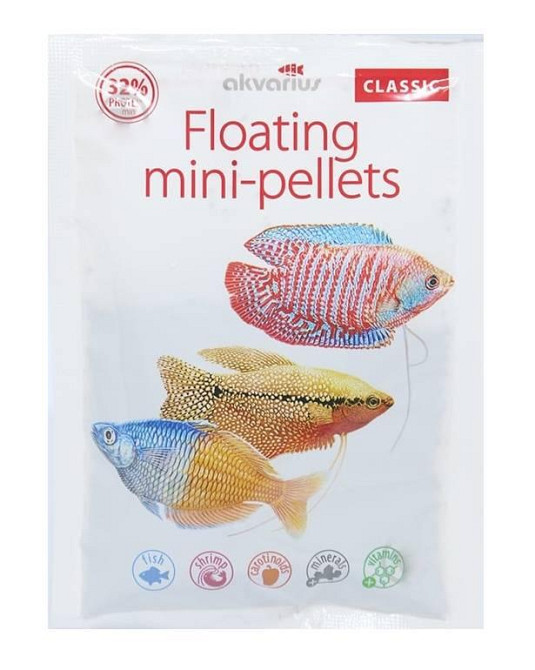 Корм для рыб Аквариус классик меню плавающие мини пеллеты 40 г Винница - изображение 1