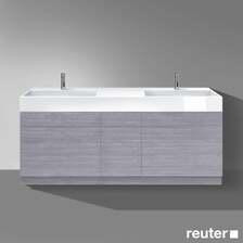 Раковина  Burgbad Crono podwójna , MWDW201C0001, Zapisz się do newslettera i odbierz voucher na 50zł sz: 201 wys: 15 biały Київ - фото 1