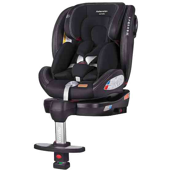 Автокрісло дитяче з системою ISOFIX поворотне з опорною стійкою від народження до 36 кг Asteroid+ CRL-15801 Onyx Black 0+1/2/3 Carrello Київ