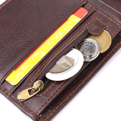 Кошелек Vintage Из натуральной кожи Коричневый (22888) Винница - изображение 7