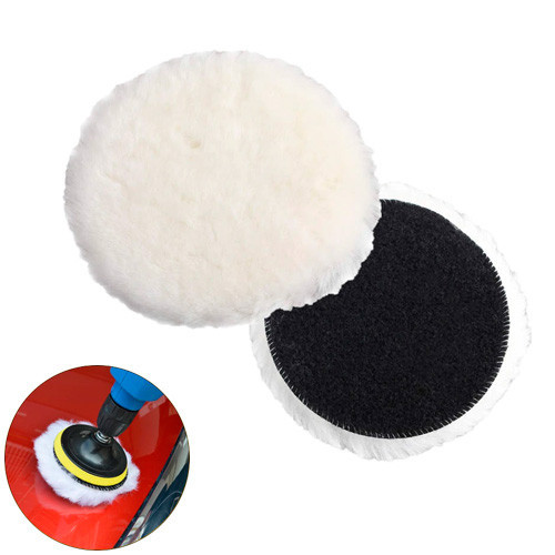 Вовняні полірувальні диски для авто, скла та металу, 2 шт Київ - фото 17