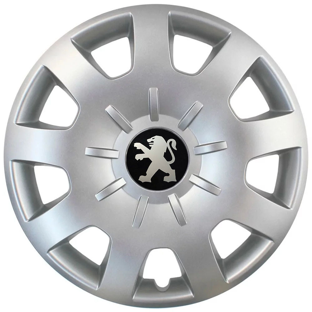 Автомобильные модельные колпаки R15 Peugeot 314 4шт, SJS, серебряные Киев - изображение 1