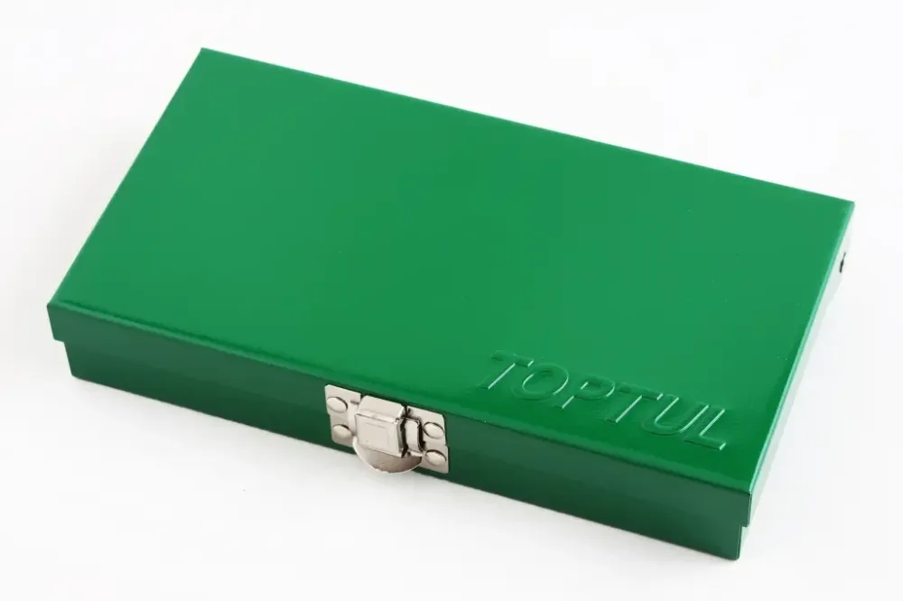 Набір голівок 1/4 6-г. 17 ед. Toptul 4-13м в метал. валізі Вінниця - фото 2