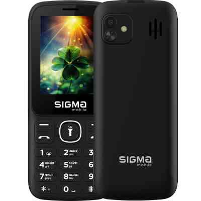 Мобильный телефон Sigma X-style 242 LUCKY Black (4827798792919) Вінниця