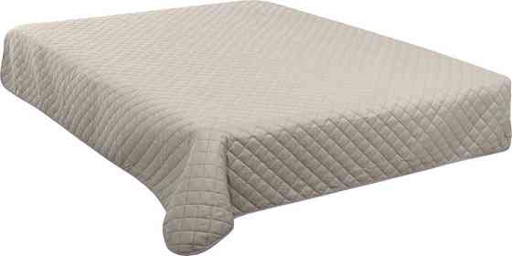 Покривало двостороннє Decorator Microfiber ромб 180х215 см бузковий з бежевим (85-014) Київ