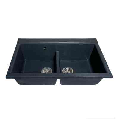 Мойка кухонная Adamant Similar графіт + змішувач + дозатор + ополіскувач склянок + колан (4824296106513) Вінниця