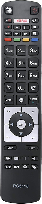 Пульт RC5118 для телевізорів Hitachi Smart TV 48HK6T64U 32HB6J41U 49HGT69U Луцьк - фото 1