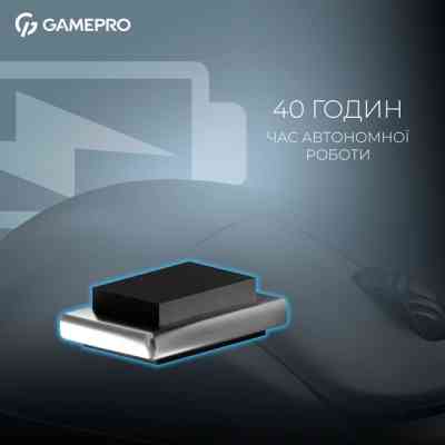 Мишка GamePro Asgard Loki Wireless/USB Black (GM022B) Вінниця