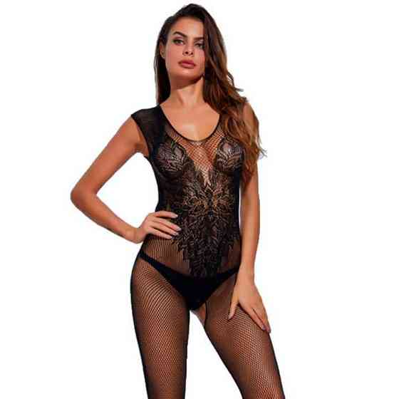 Спокусливий бодістокінг з відкритим доступом - Чорний - S/M/L - Еротична білизна Вінниця