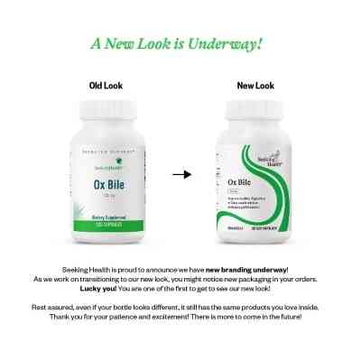 Витаминно-минеральный комплекс Seeking Health Бычья желчь, 125 мг, Ox Bile 125, 120 капсул (SKH52098) Винница