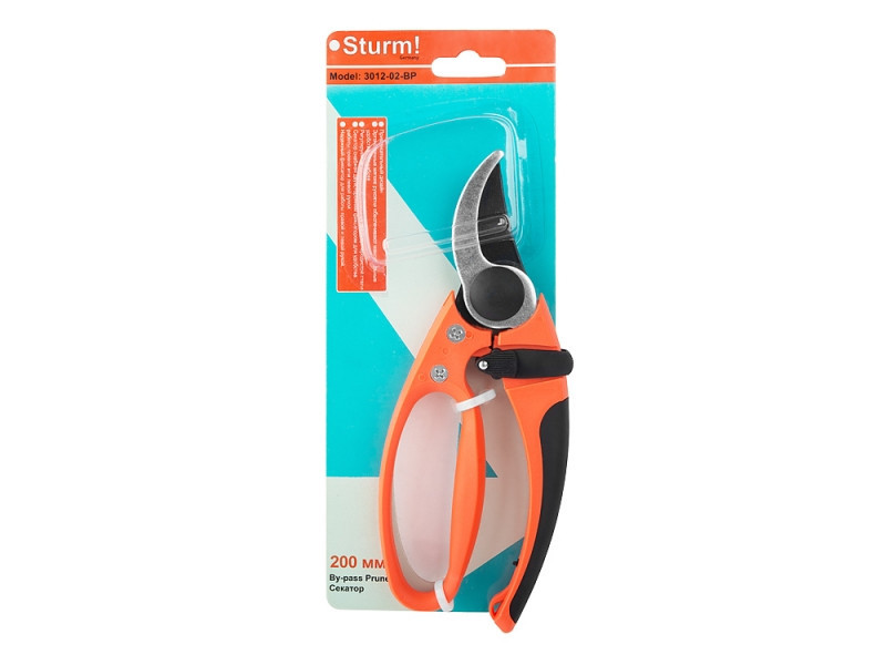 Секатор, лезо з упором. пластиною Sturm 3012-02-BP (читувати опис) Рівне - фото 1