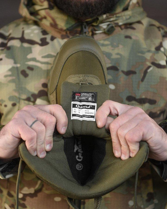 Зимові тактичні туфлі Gepard GP401 олива ВТ4753 Одеса - фото 13