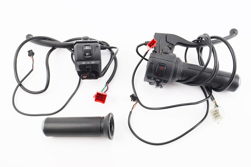 Ручки газу з перемикачами + ручка гальма + ричаги Л+П к-кт BOOSTER Київ - фото 1