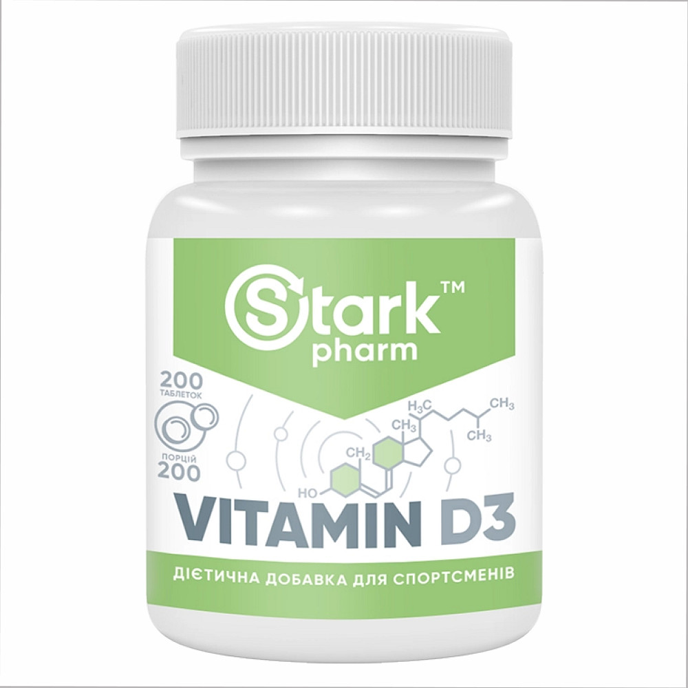 Stark Vitamin D3 2000IU - 200tabs Луцьк - фото 1