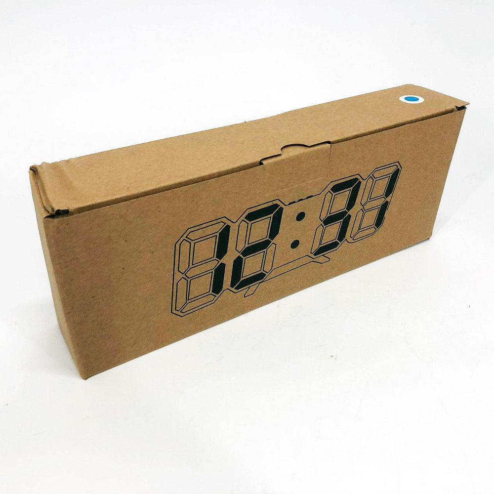 Розумний настільний годинник LY-1089, Настільний годинник з дзеркальним дисплеєм, PF-823 Годинник настільний Київ - фото 2